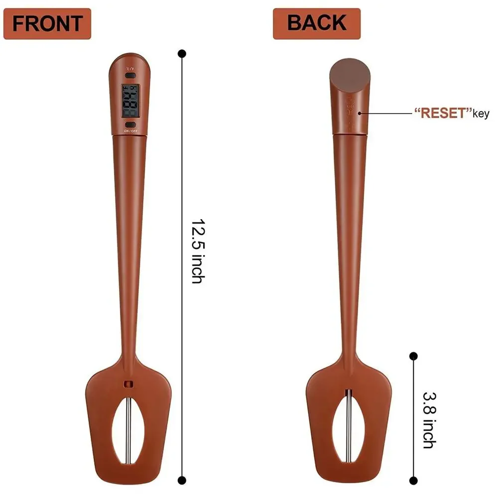 Digital LCD Candy Spatula Thermometer, Instant Read Meat & Candy Thermometer
